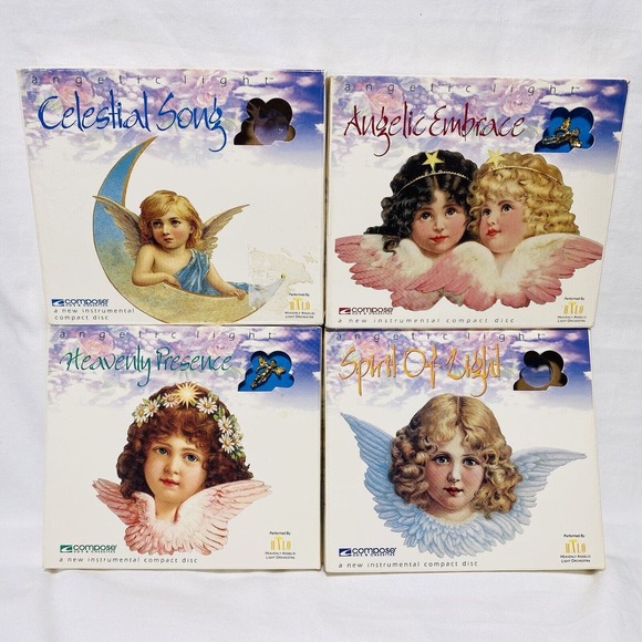 Heavenly Angelic Light Orchestra 4 Disc Set Christian Gospel Religion Instrument - Picture 1 of 16